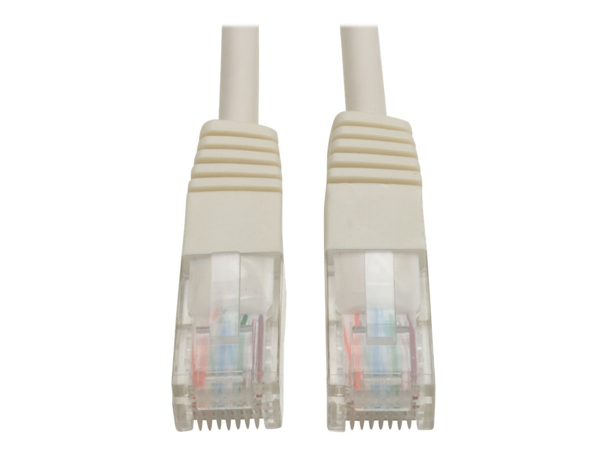 Tripp Lite 5ft Cat5e / Cat5 350MHz Molded Patch Cable RJ45 M/M White 5'