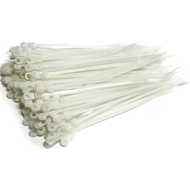 StarTech.com 6in Screw Mount Cable Ties 100 Pack