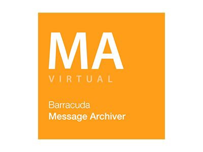 Barracuda Message Archiver 350Vx - subscription license (5 years) - 2 TB capacity, up to 500 users