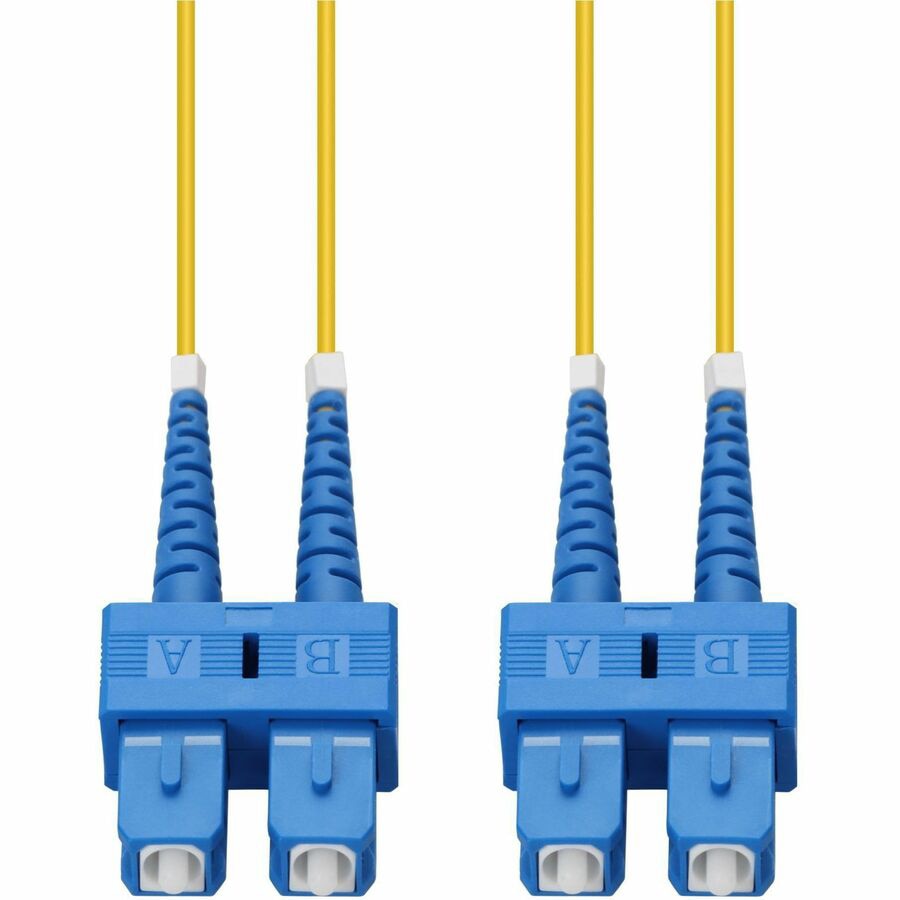 Proline 15m SC to SC Yellow OS2 Duplex OFNR (Riser-Rated) SMF Fiber Patch Cable