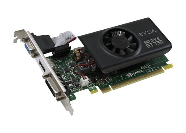 EVGA GeForce GT 730 LP graphics card - GF GT 730 - 1 GB