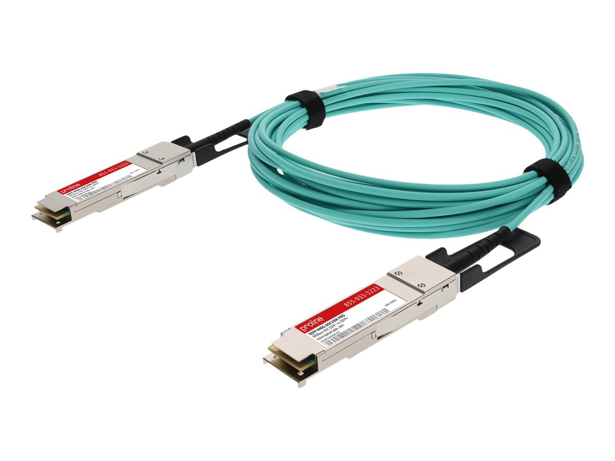 Proline Ethernet 40GBase-AOC cable - 33 ft