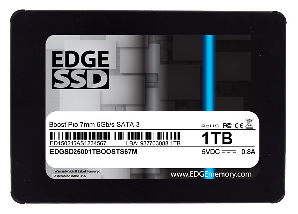 EDGE Boost Pro Slim (7 mm) - solid state drive - 1 TB - SATA 6Gb/s