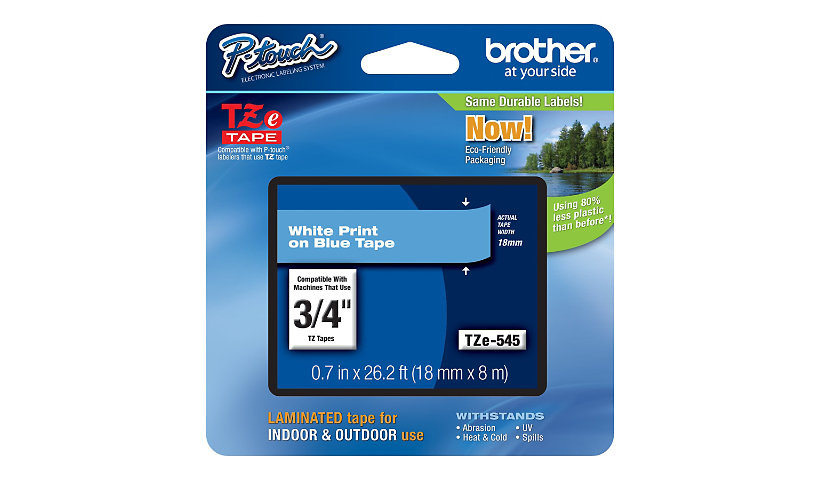 Brother TZe-545 - laminated tape - 1 roll(s) - Roll (1.8 cm x 8 m)
