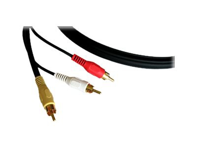 Kramer C-3RVAM/3RVAM Series C-3RVAM/3RVAM-35 - video / audio cable - composite video / audio - 35 ft