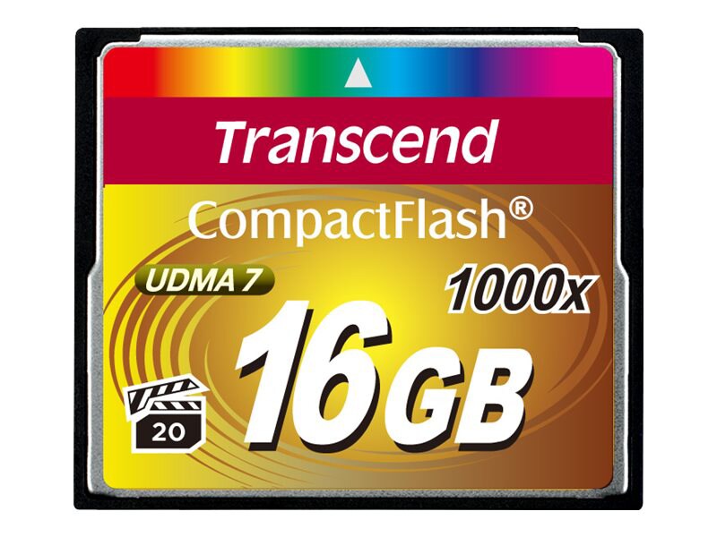 Transcend Ultimate - carte mémoire flash - 16 Go - CompactFlash