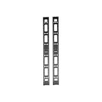 Tripp Lite 48U Rack Enclosure Server Cabinet Vertical Cable Management Bars - cable management bar - 48U