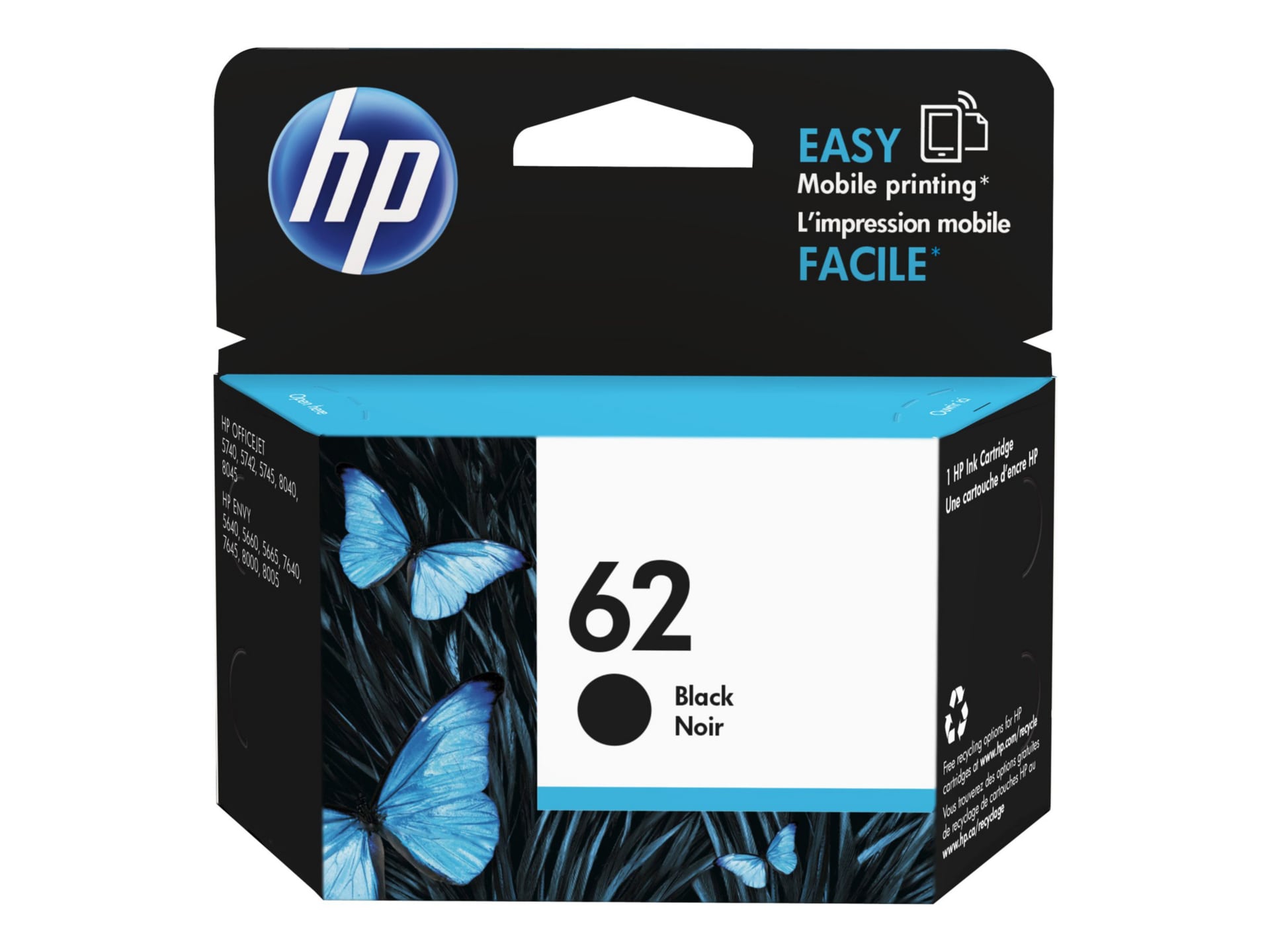 HP 62 Original Ink Cartridge - Single Pack