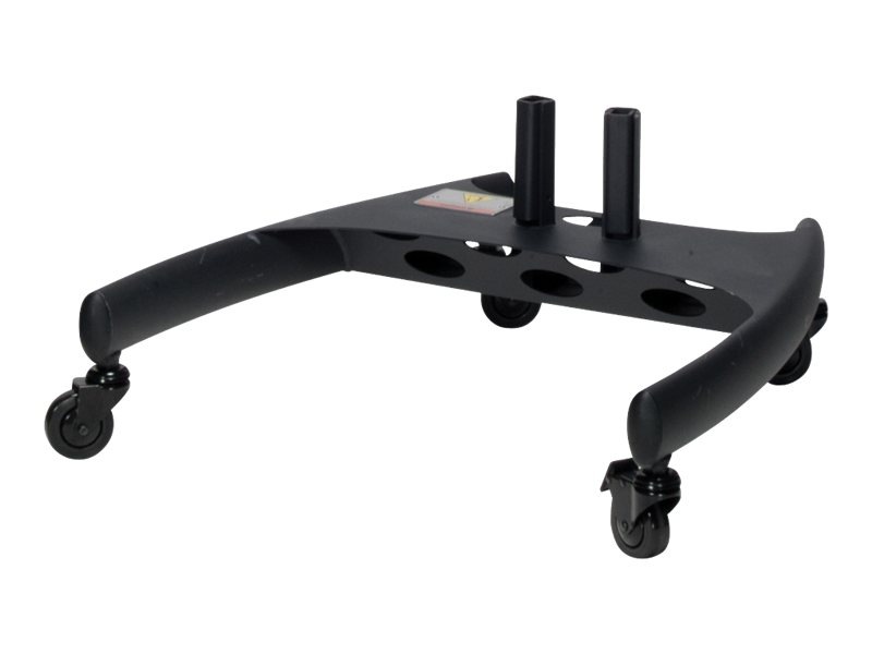 Premier Mounts Dual Pole Mobile Cart Base with Nesting Capability