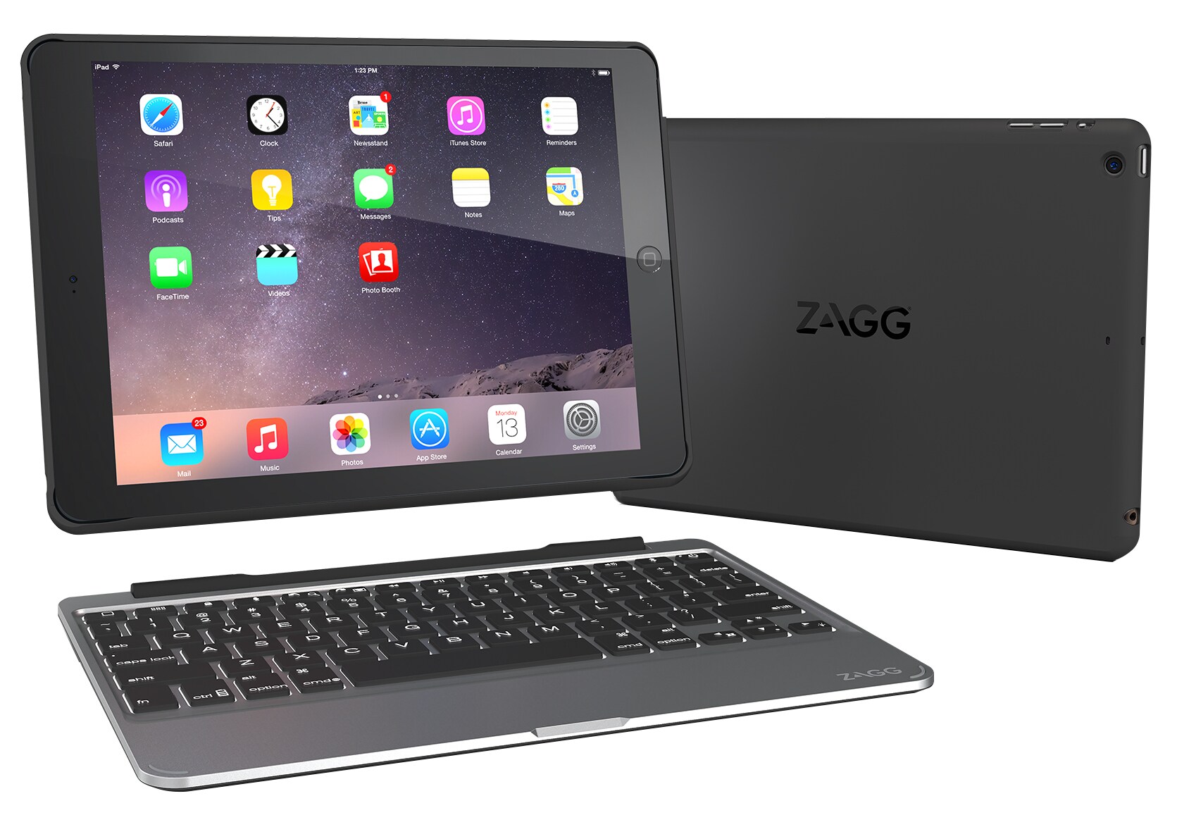 Zagg Slim Book Keyboard & Folio Case for iPad Air
