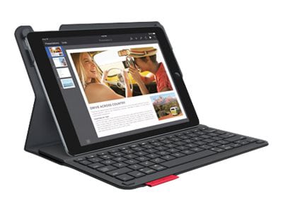 Logitech Type for Apple iPad Air 2 - keyboard and folio case - black