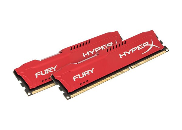 HyperX FURY - DDR3 - 8 GB: 2 x 4 GB - DIMM 240-pin - unbuffered