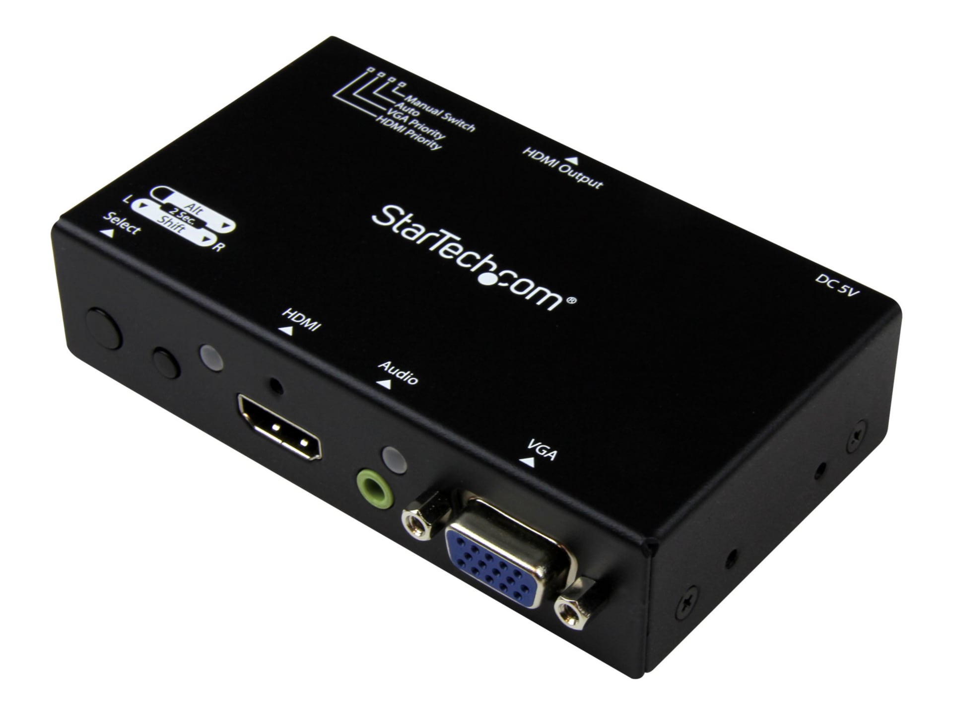 StarTech.com 2x1 HDMI+VGA to HDMI Switch w/ Automatic and Priority Switching
