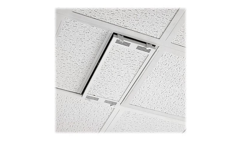 Chief 1' x 2' Above Suspended Ceiling Storage Box - White