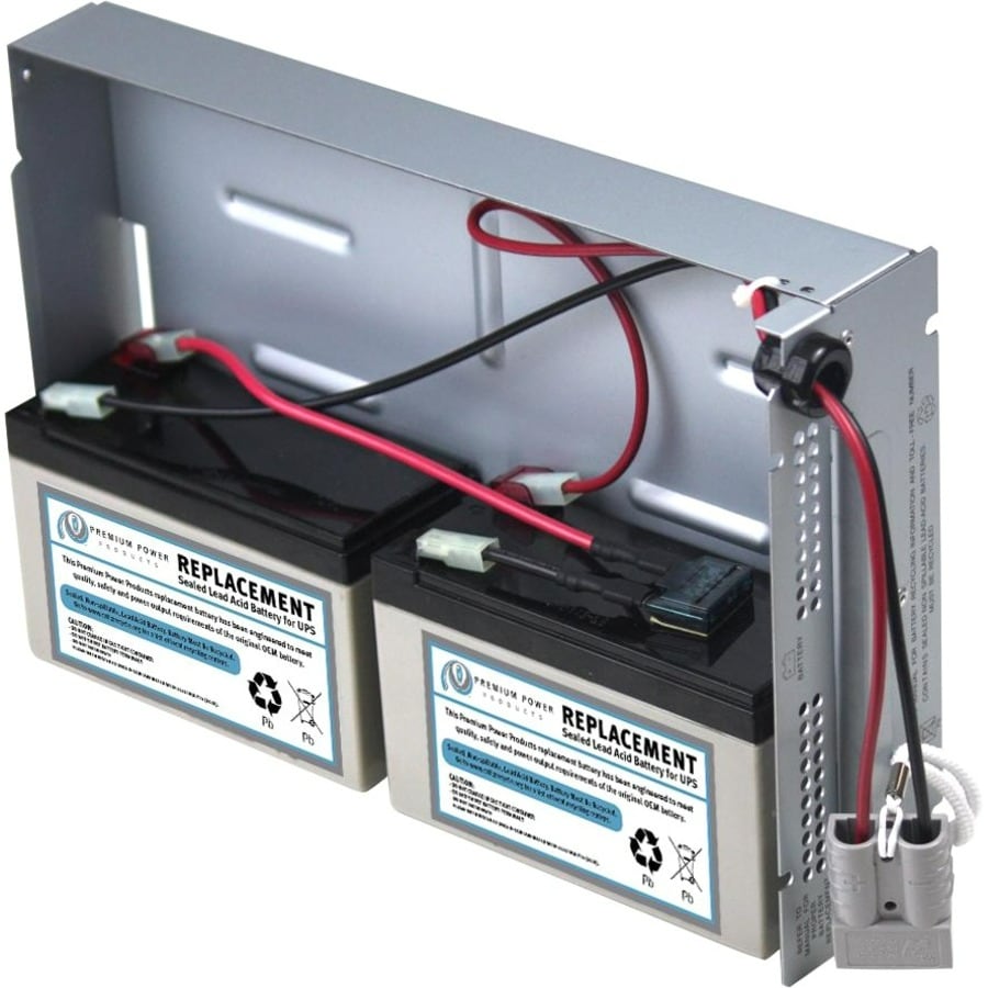 eReplacements Compatible Sealed Lead Acid Battery Replaces APC SLA22, APC RBC22 for use in APC Smart-UPS SU700R2BX120,