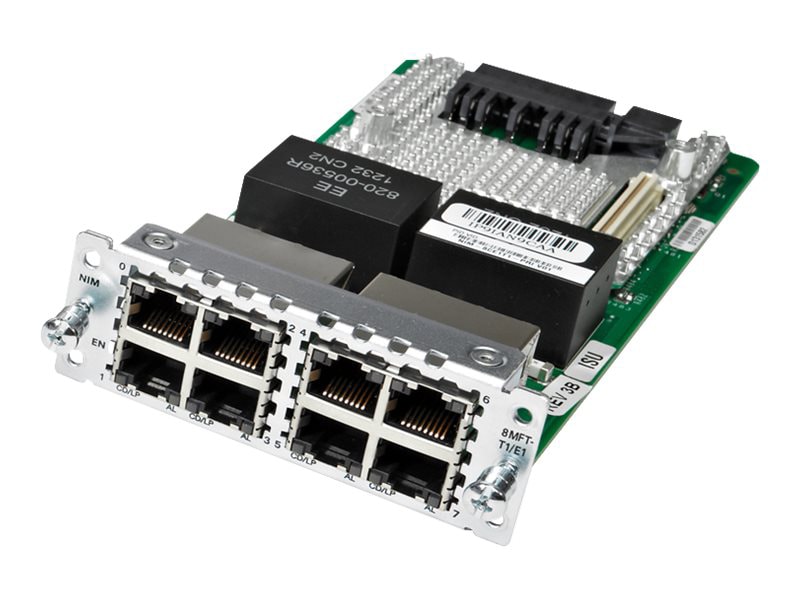 Cisco Fourth-Generation Multi-flex Trunk Voice/Channelized Data T1/E1 Module - expansion module - T1/E1 x 8