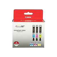 Canon CLI-251 XL 3 Color Pack - 3-pack - High Capacity - yellow, cyan, mage