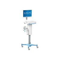 Enovate Medical Slimline with MobiusPower cart - for LCD display / thin cli