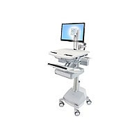 Ergotron StyleView - cart - for LCD display / keyboard / mouse / CPU / note