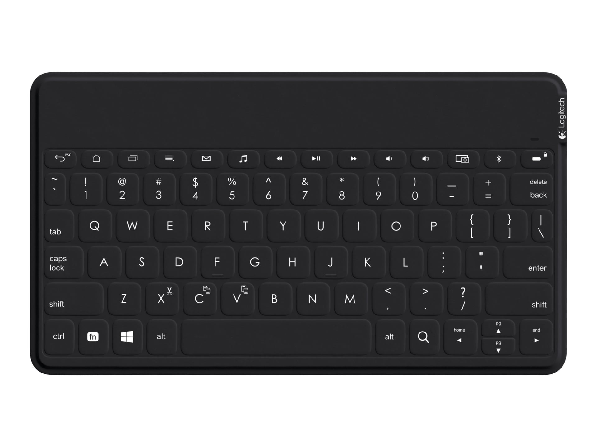 Logitech Keys To Go Ultra Portable Bluetooth Keyboard For Ipad Black 9 Tablet Accessories Cdw Com