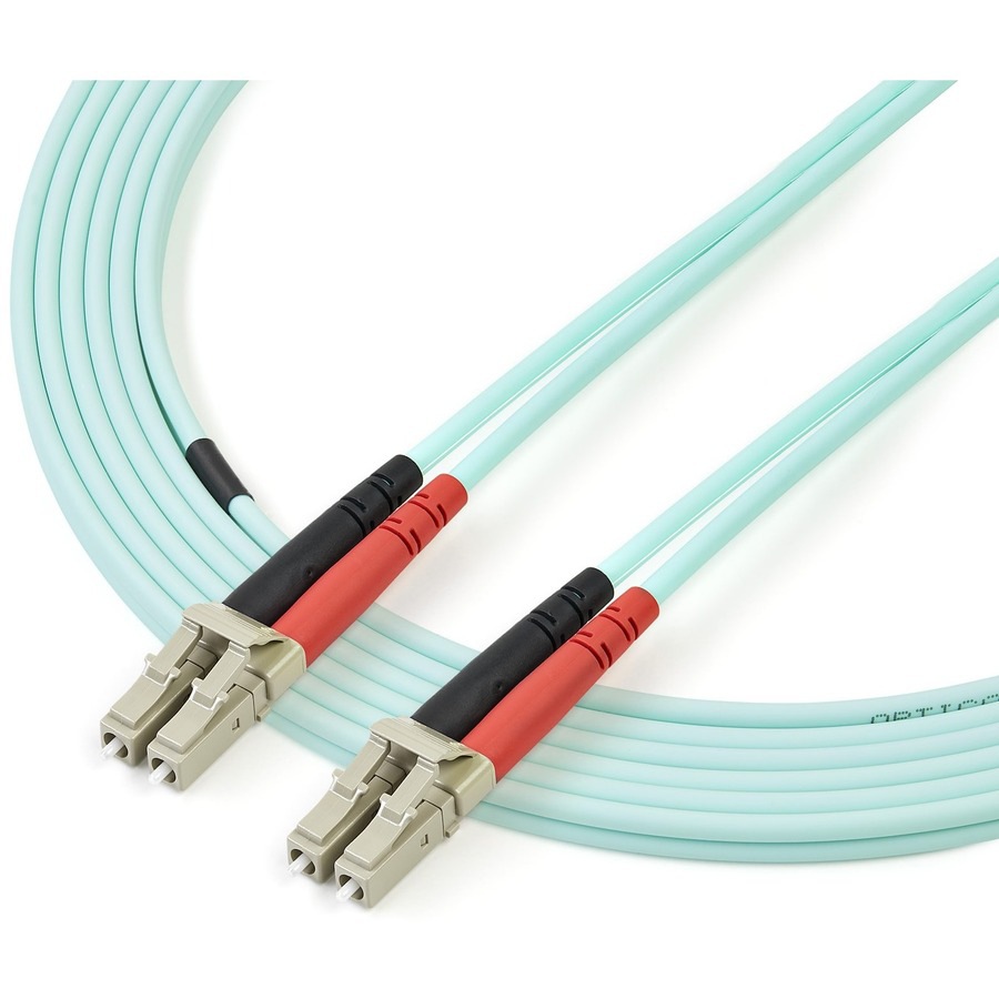 Thumbnail 3 of 9 for StarTech.com 2m (6ft) LC/UPC to LC/UPC OM3 Multimode Fiber Optic Cable, Full Duplex 50/125, 100G, LSZH Jumper Cord