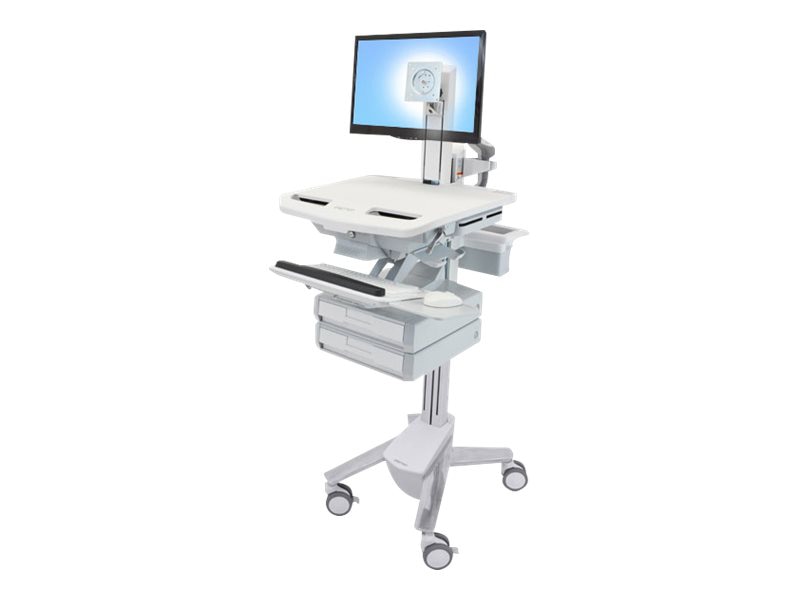 Ergotron StyleView cart - open architecture - for LCD display / keyboard /