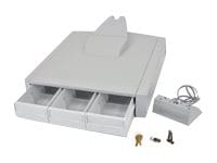 Ergotron SV43 Primary Triple Drawer for LCD Cart mounting component - gray,