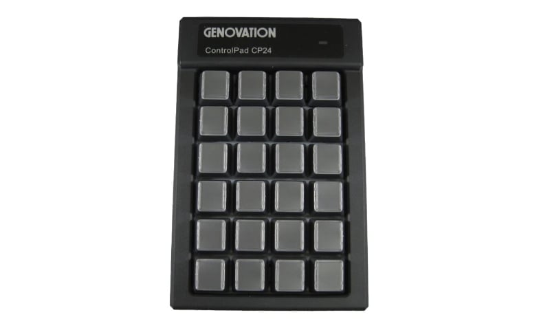Genovation Controlpad CP24 - keypad - black - CP24-USBHID 