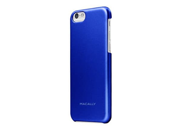 MACALLY METALL BLUE SNAP-ON CASE IP6