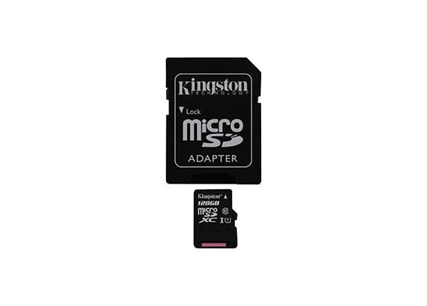 Kingston - flash memory card - 128 GB - microSDXC