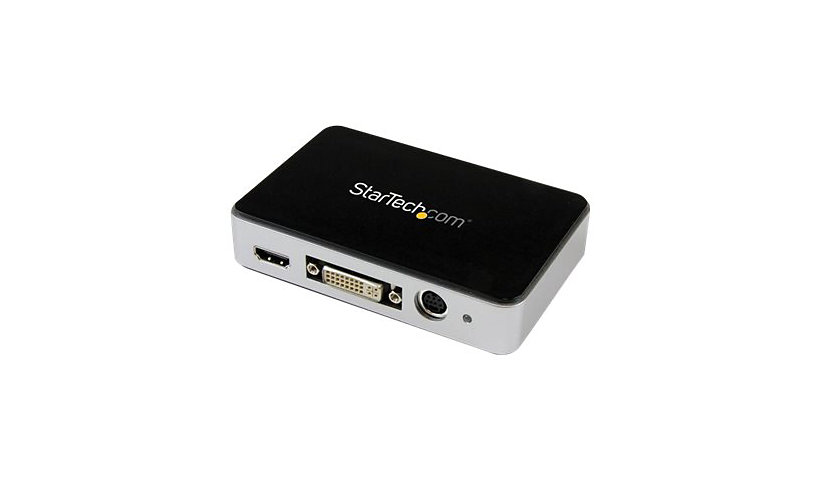 StarTech.com HDMI Video Capture Device - 1080p - 60fps Game Capture Card - USB Video Capture Card - with HDMI DVI VGA