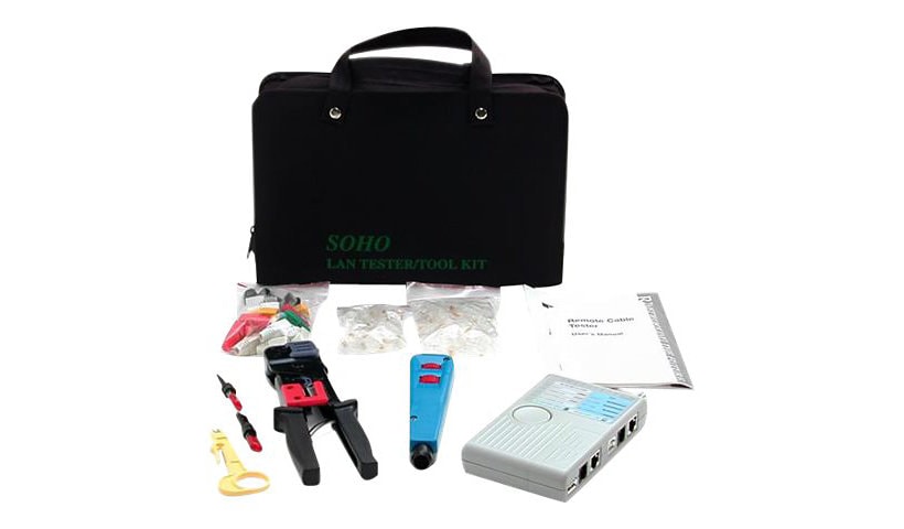 StarTech.com Professional RJ45 Network Install Tool Kit with Carrying Case