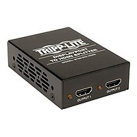 Tripp Lite 2-Port Video Displayport to 2 X HDMI Monitor Video Splitter 4Kx2K @ 24/30HZ TAA GSA - video/audio splitter -