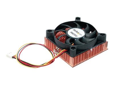 StarTech.com 1U 60x10mm Socket 7/370 CPU Cooler Fan - Copper Heatsink and TX3