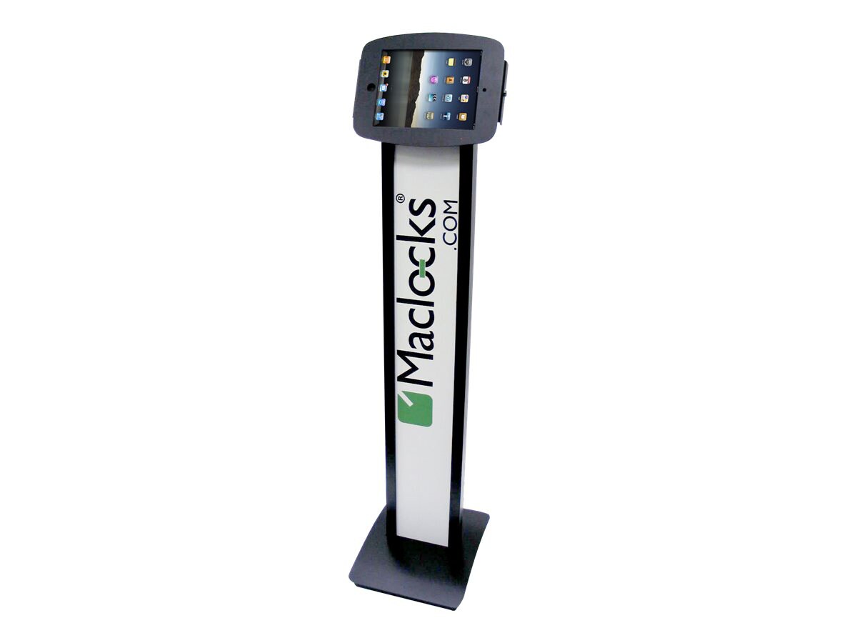Compulocks Space BrandMe iPad 9.7" Floor Stand Black - stand
