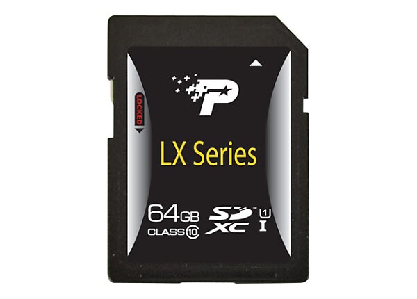 Patriot LX Series Signature Flash - flash memory card - 64 GB - SDXC
