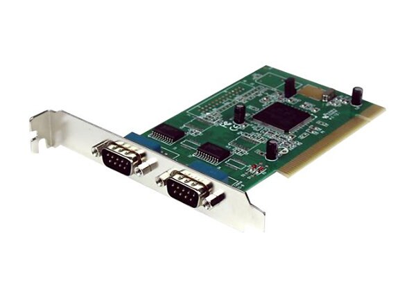 StarTech.com Port PCI RS232 Serial Adapter Card with 16950 UART - serial adapter - 2 ports