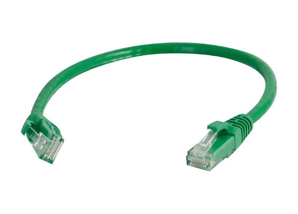 C2G 6IN CAT5E SNAGLESS UTP CABLE GRN