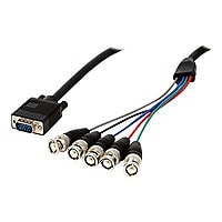 StarTech.com VGA Monitor cable - coax - HD-15 (M) - BNC (M) - 6 ft