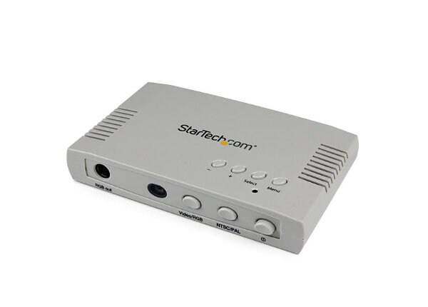 StarTech.com VGA PC to TV Video Converter with Remote Control
