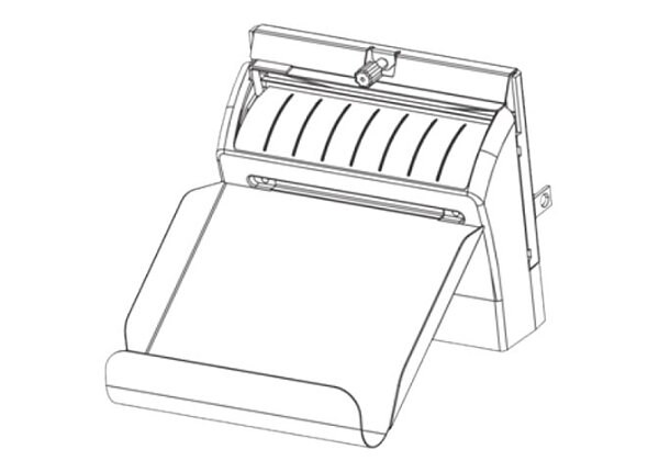 Zebra paper cutter tray