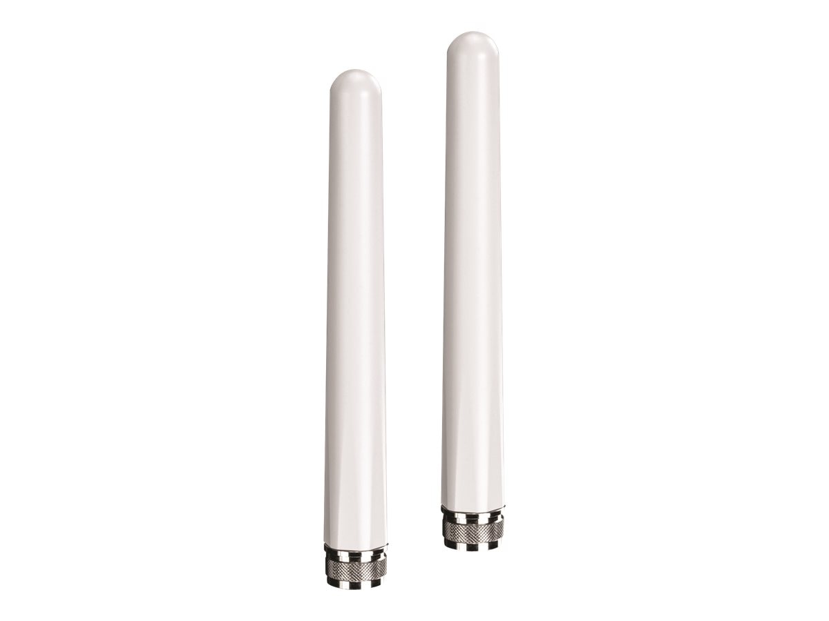 TRENDnet 3/6/7 dBi Outdoor Tri-Band Omni Antenna Kit, TEW-A057, 2.4GHz, 5GHz, 6GHz, Compatible with 802.11be/