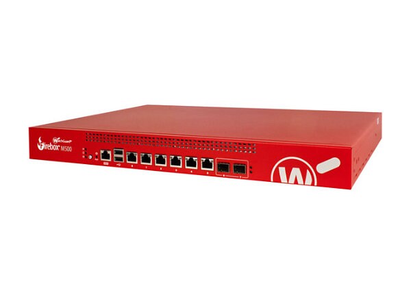 WatchGuard Firebox M500 - security appliance - with 3 years Basic Security Suite