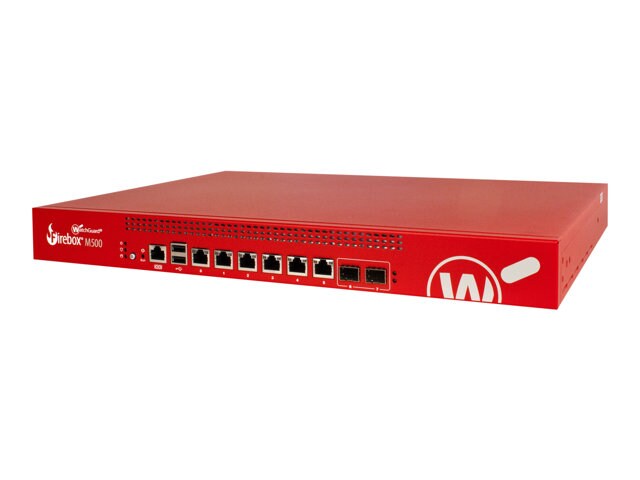WatchGuard Firebox M500 - security appliance - WatchGuard Trade-Up Program - with 1 year Basic Security Suite