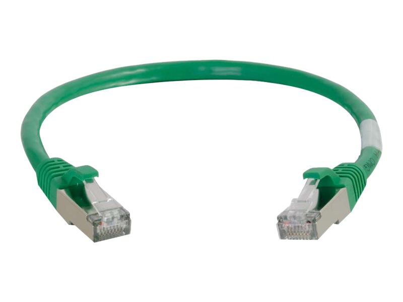 C2G 15ft Cat6 Ethernet Cable - Snagless Shielded (STP) - Green - patch cable - 4.57 m - green
