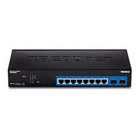 TRENDnet TEG 082WS - switch - 8 ports - managed - rack-mountable - TAA Compliant