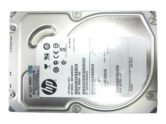 HPE - hard drive - 1 TB - SATA 6Gb/s