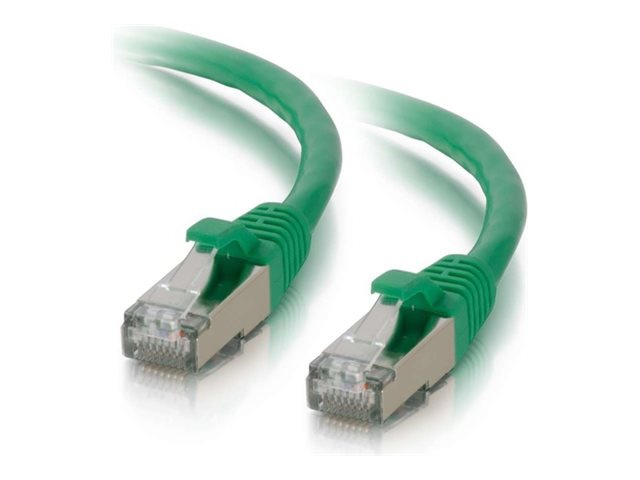 C2G 10ft Cat6 Ethernet Cable - Snagless Shielded (STP) - Green - patch cable - 3.05 m - green