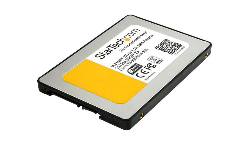 StarTech.com M.2 SSD to 2.5in SATA III SSD Adapter w/ Protective Housing