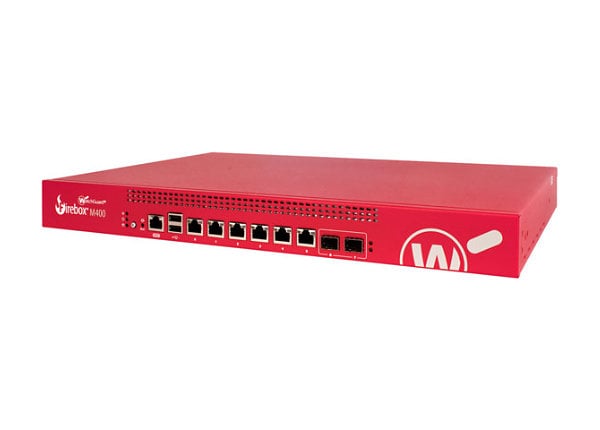 WatchGuard Firebox M400 - security appliance - with 1 year Basic Security Suite